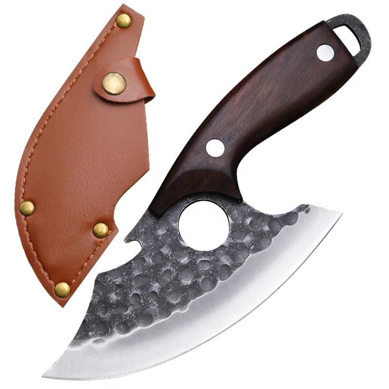 

Professional Kitchen Knife Set Multifunctional Knife Meat Cutting Hand-forged Boning Knife Wooden Handle Knife BBQ Cooking