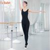 Women's Ballet Dance Leotard with Footed Tights - Gymnastics Vest for Practice and Performance
