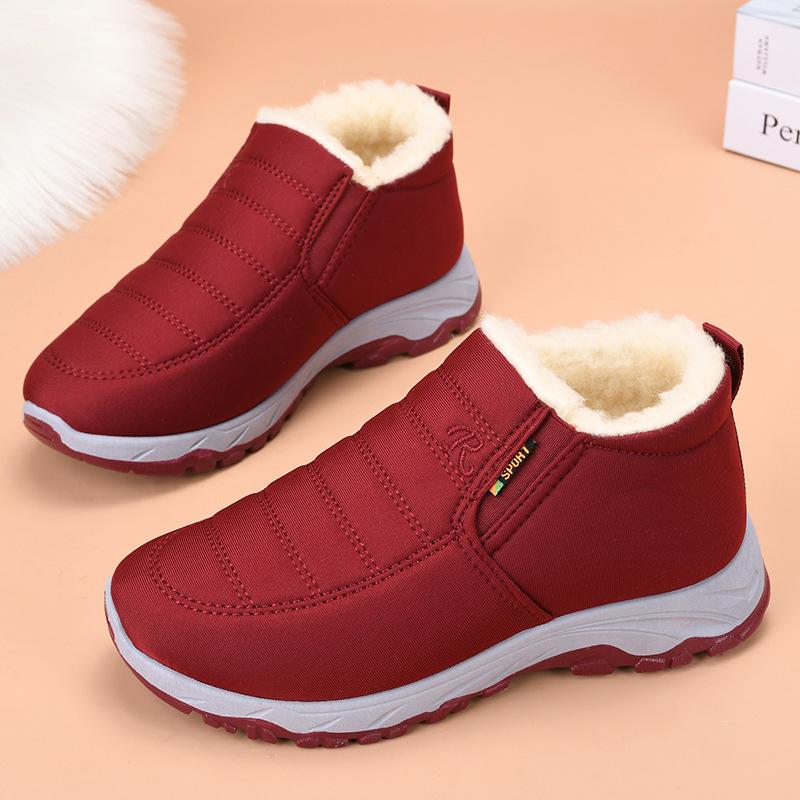 

Cotton shoes men s new winter velvet warm snow boots men s and women s same middle-aged and elderly short boots thickened old Beijing cotton boots 41