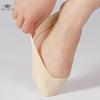 Women Ice Silk Boat Socks Non Slip Heel Summer Invisible Socks Pure Cotton Thin Socks