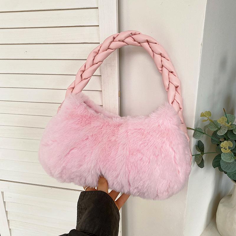 Mao Mao simple and fashionable 2025 autumn and winter new simple casual retro portable shoulder underarm bag women