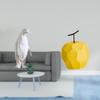 Porcelain Penguin Fruit Sculpture Collectible Resin Animal Statue Geometric Ornament Decorative
