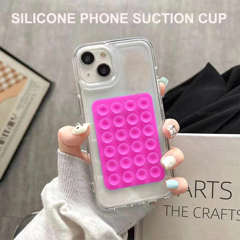 10/Pz Supporto per Telefono a Ventosa in Silicone Portatile Adesivo Antiscivolo Supporto a Ventosa per Cellulare Staffa Mani Libere