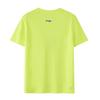 Li Ning Logo Print Sports Competition Round Neck Short Sleeve T-Shirt Men Tops Fluorescent-Green ATST335-3