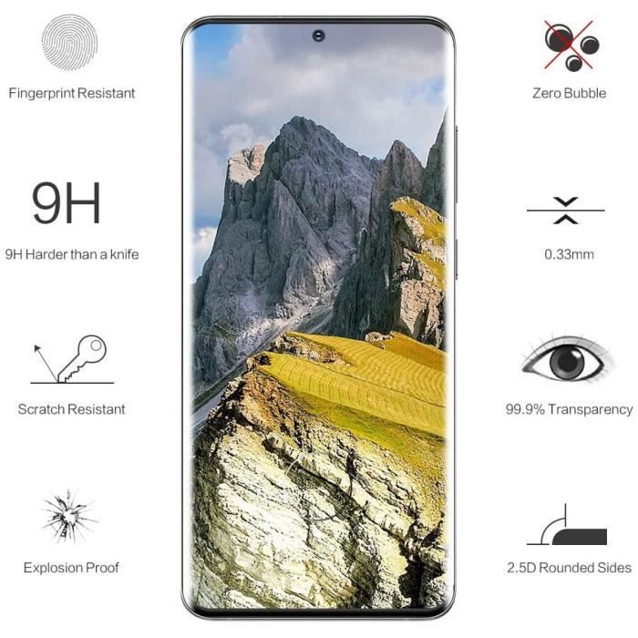 Screen Protector - LittleMonkey - Samsung Galaxy S20 - 9H Tempered Glass - 2 Pieces - Anti-Scratch