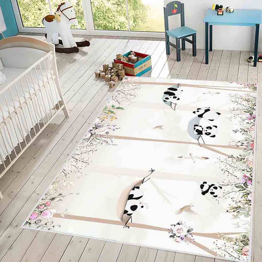 

Mosimoso Home MJ028 Детский ковер с нескользящей подошвой в горошек и принтом 50x80 cm