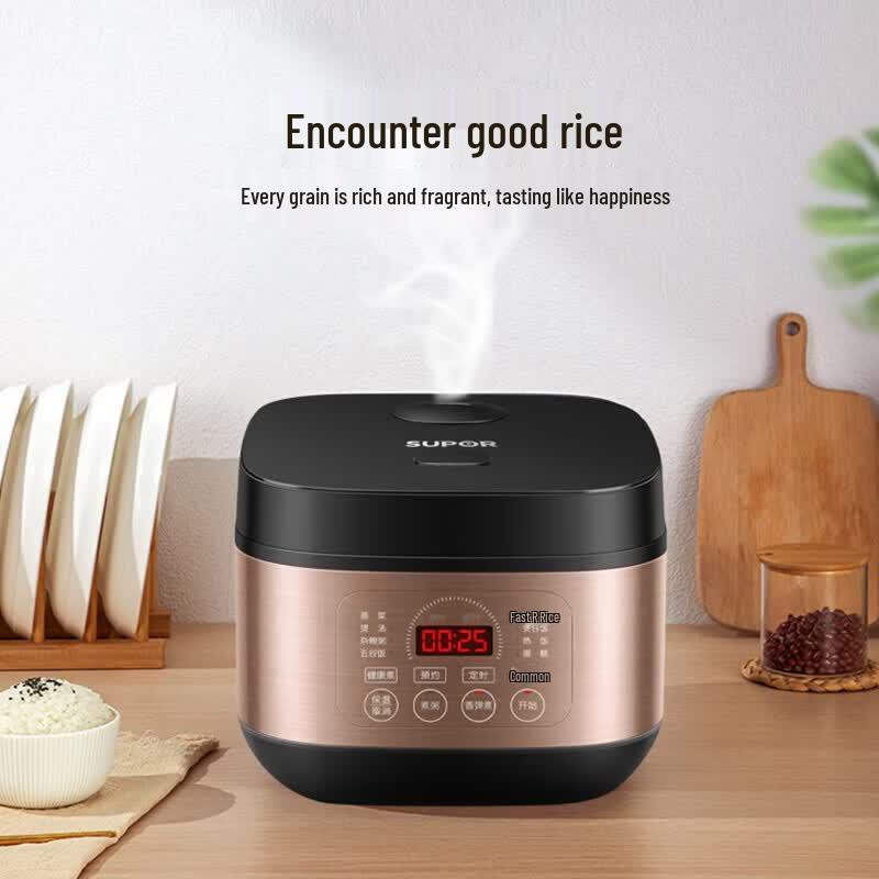 Supor 5L Titanium Alloy Electric Rice Cooker CN plug (adapter included)