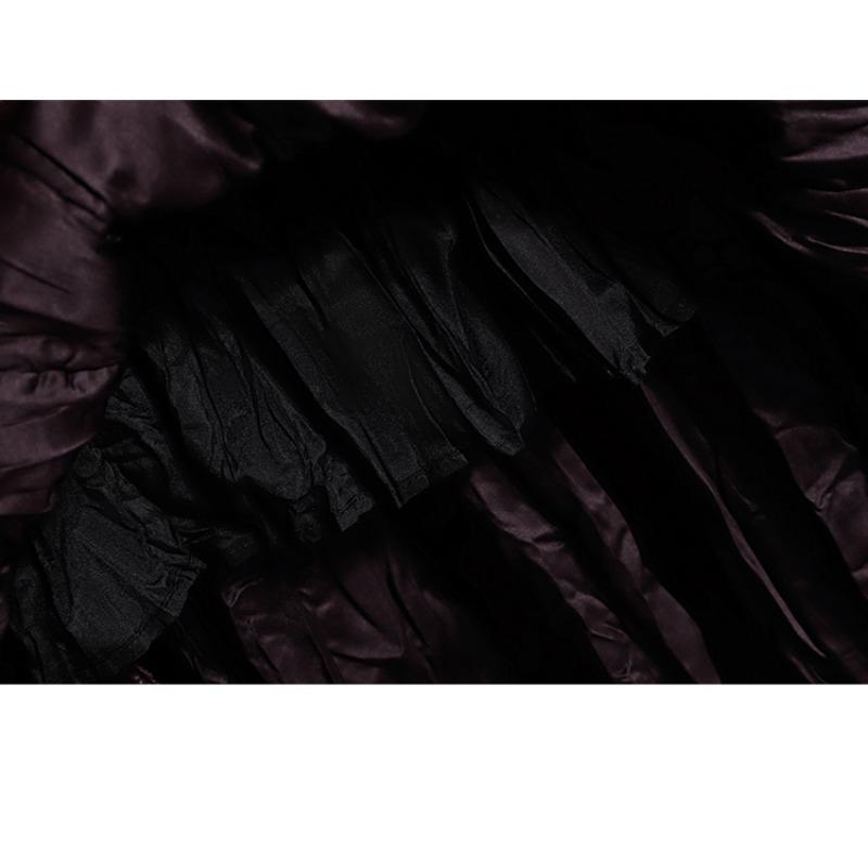 DIMANAF Plus Size Women Long Skirts Loose Casual Elastic Waist Solid Fashion Lady Autumn Clothing 2025