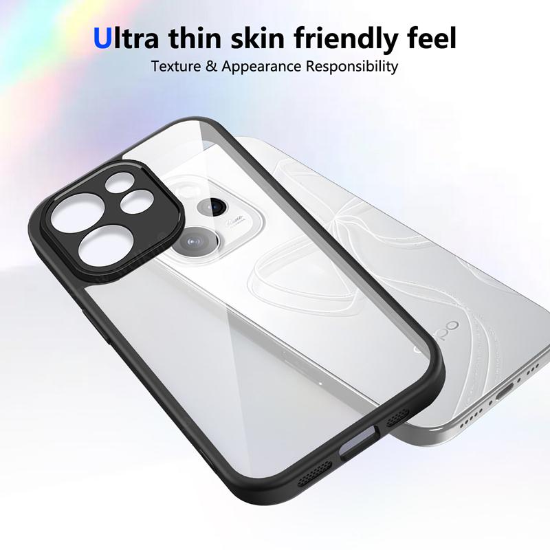 Transparent Silicone Case For Oppo Reno 15 Reno15 Pro F FS mini Max 15F 15C 15FS Reno15F PC Back TPU Bumper Phone Cases Cover