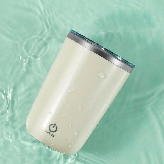 Automatic Magnetic Stirring Coffee Mug 350ml Electric Mixing Cup Stainless Steel Self
