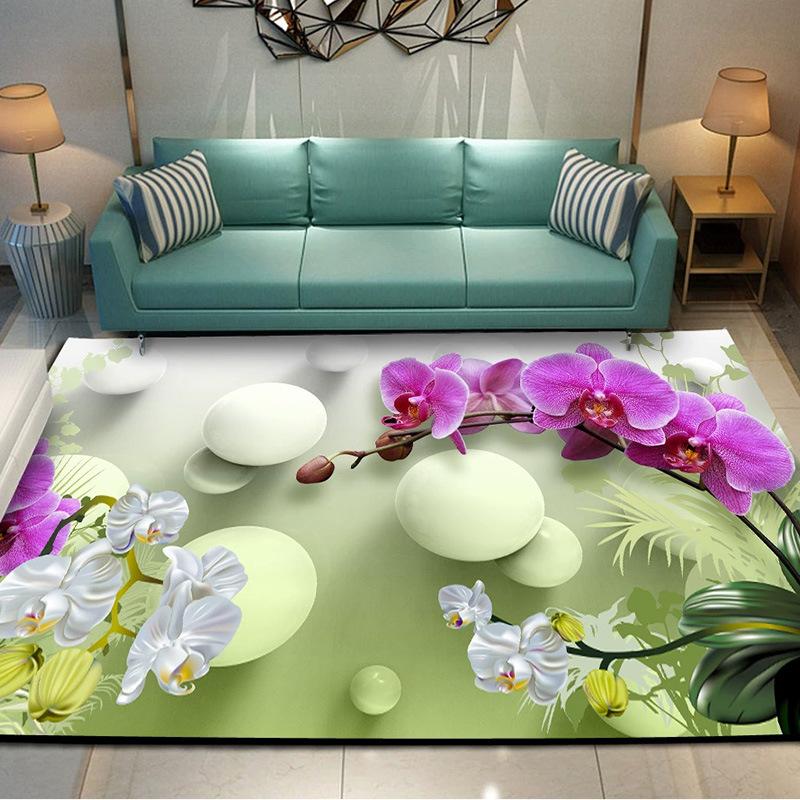 3D Pebble Living Room Carpet Sofa Coffee Table Floor Mat Bedroom Bedside Carpet Entrance Mat