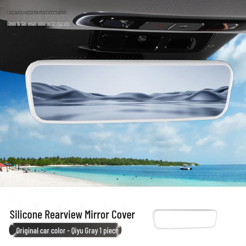 XPeng G7 Center Console Screen Protector: Original Car Color Silicone Frame for Interior Decoration