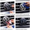 Car Logo Front Grille Rear Trunk Decoration Sticker Accessories For VW GTI Golf MK6 MK7 Polo Passat CC Tiguan T-ROC Jetta Arteon zl2