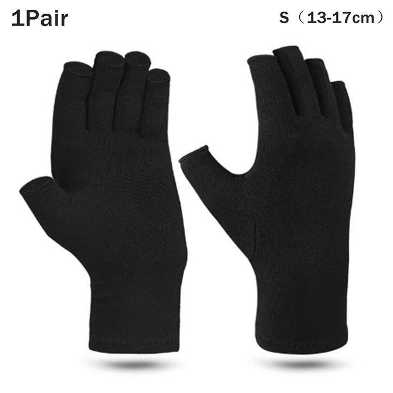 Therapy Compression Arthritis Gloves for Men Half-Finger Wrist Support Hand Joint Pain Relief Health Care Compression Gloves