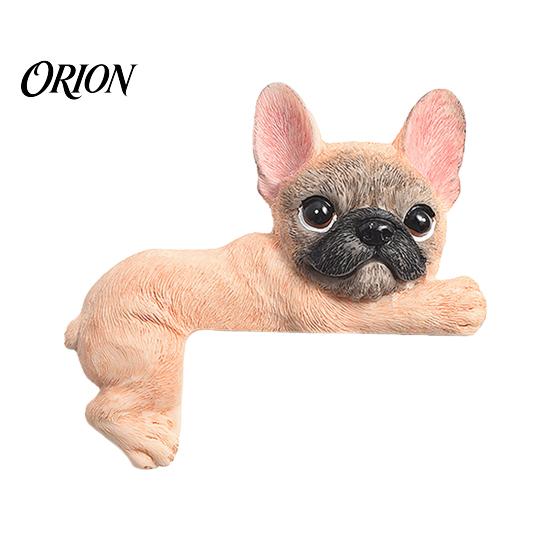 Easy Install Switch Cover 3D French Bulldog Resin Light Cover, Cute Cartoon Dog Wall Socket Decorative Plate Sticker Decor, Self-Adhesive Animal