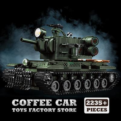 NUEVO Tanque Pesado V2 Bloques de Construcción WW2 Militar Panzer MOC Bloques Juguetes de Rompecabezas Soldado del Ejército Vehículos Blindados Modelo Regalos de Cumpleaños DIY