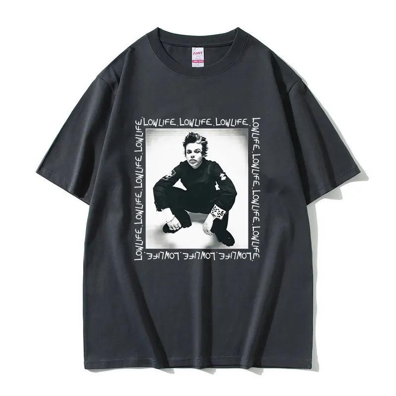 2026 Summer Rock Singer Yungblud Lowlife Album Printed TShirt Unisex Crew Neck Cotton Vintage Rock Short Sleeve Fashion Tshirt