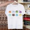 Genshin Impact HuTao Cartoon Kawaii  Unisex's Tshirt Cute Shirt  Unisexs Fashion T-Shirt For  Unisex Casual Tops Short Sleeve Shirt