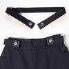 Adjustable elastic invisible waist belt, unisex canvas stretch waist belt for loose-fitting pant, buckle-less elastic waist belt