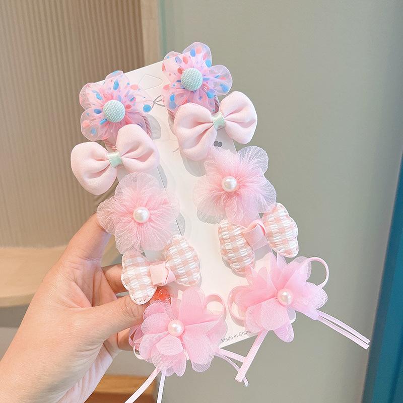 Korean Style Cartoon Hair Clips for Girls - Cute Princess Hair Accessories for Baby & Kids, Anti-Slip Baby Hairpins