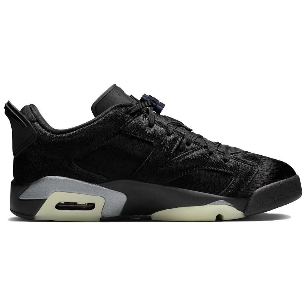 Air Jordan 6 Retro Low Blackout Dam Sneakers Svart-Svart IO9786-001