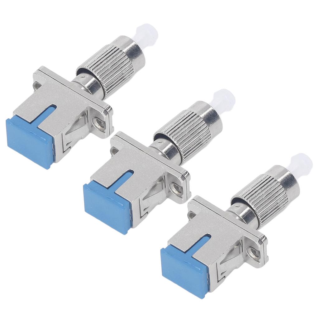 3Pcs Optical Fiber FC Male To SC Female Connector Fiber Optic Convertor Adapter for Visual Fault Locator