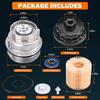 15620-31060 Oil Filter Housing Cap Assembly Kit for Toyota Rav4 Tundra 4Runner Camry Highlander Tacoma Lexus RX350 Aluminum Oil Filter with Wrench