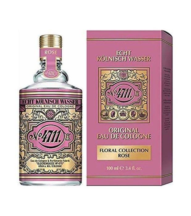 Parfum Unisexe - 4711 - Floral Collection Rose - Eau de Cologne - 100 ml - Notes florales