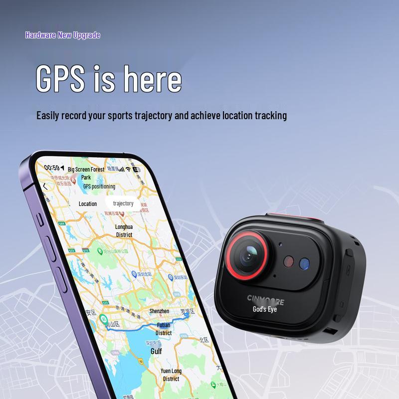 AI 4G HD Portable Wearable Security Camera with Two-Way Audio (CN version)