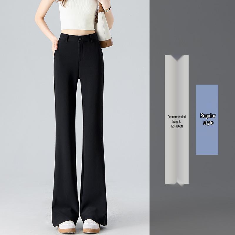 

Women s Autumn/Winter Plus Velvet Micro-Flare Suit Pants, Petite Fit (2025 Edition) M (Recommended 100-110 lbs)