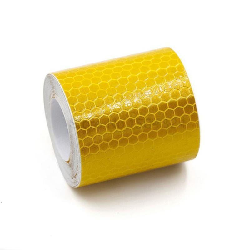 High Visibility Honeycomb Design Reflective Tape Waterproof Self-Adhesive for Bike Motorcycle Vehicle Safety