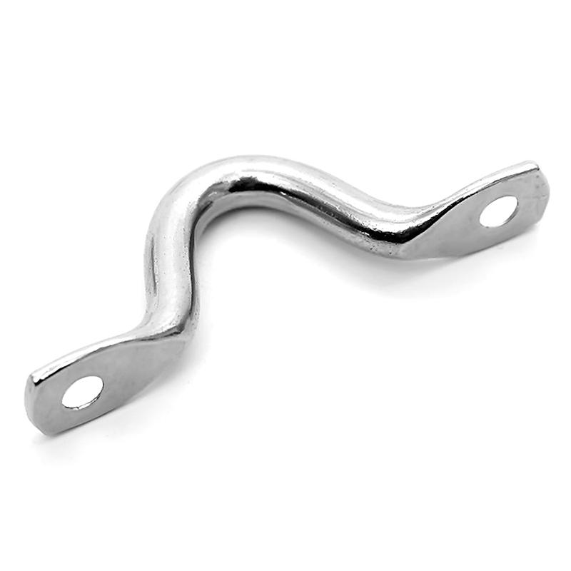 2/4Pcs Handle 5Mm Stainless Steel Wire Eye Strap Boat Marine Tie Down Fender Hook Canopy Engines Accessories
