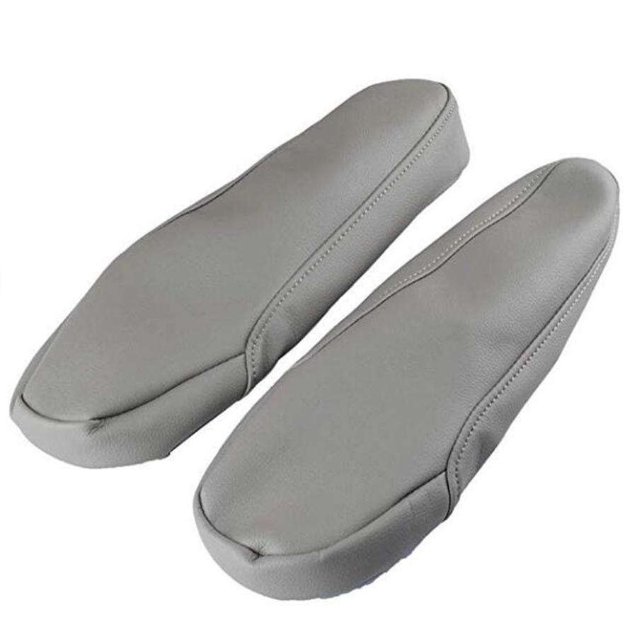 Levý a pravý šedý koženkový kryt loketní opěrky do auta pro Honda Odyssey 2005-2010