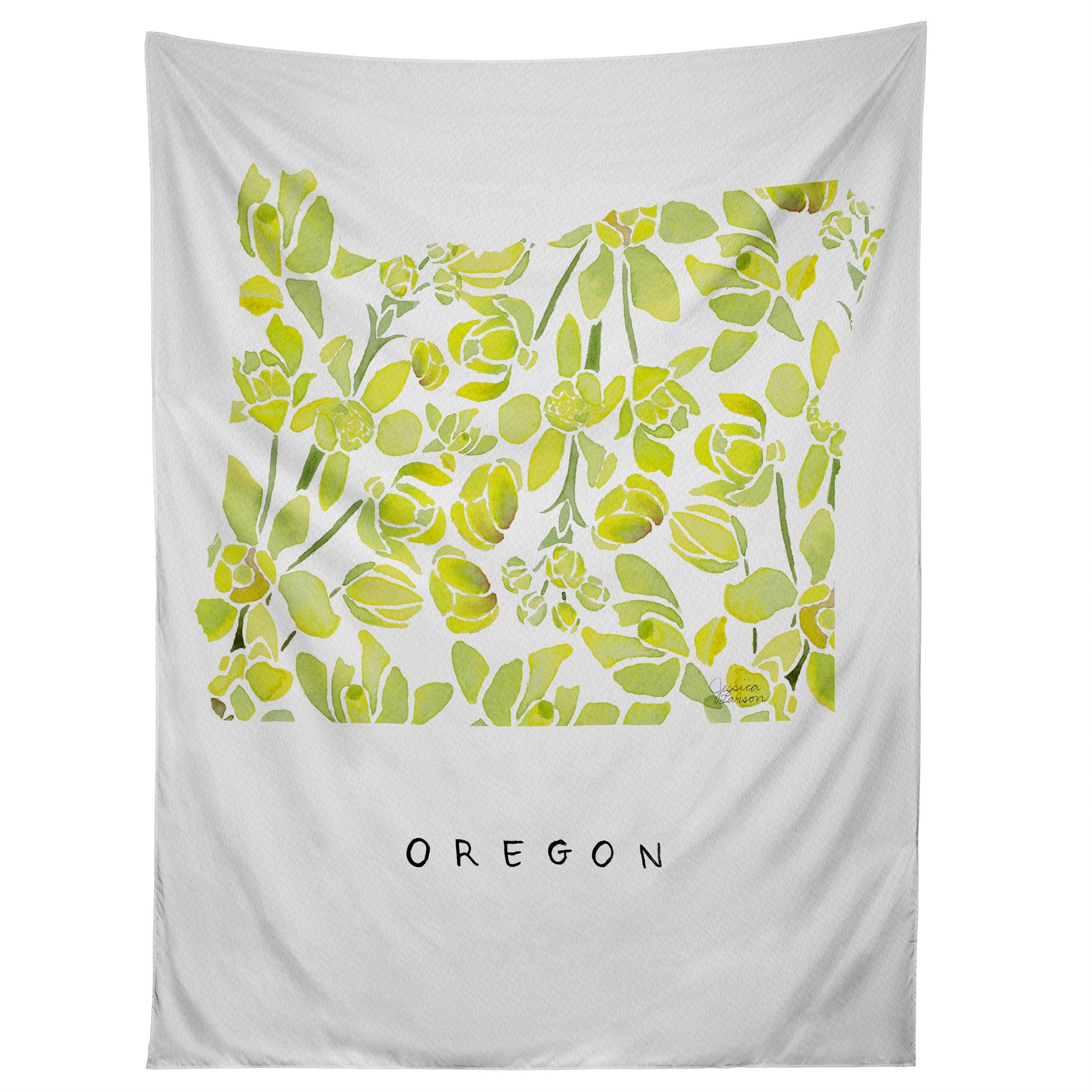 OREGON STATE FLOWER TALL OREGON tapestry 75x100