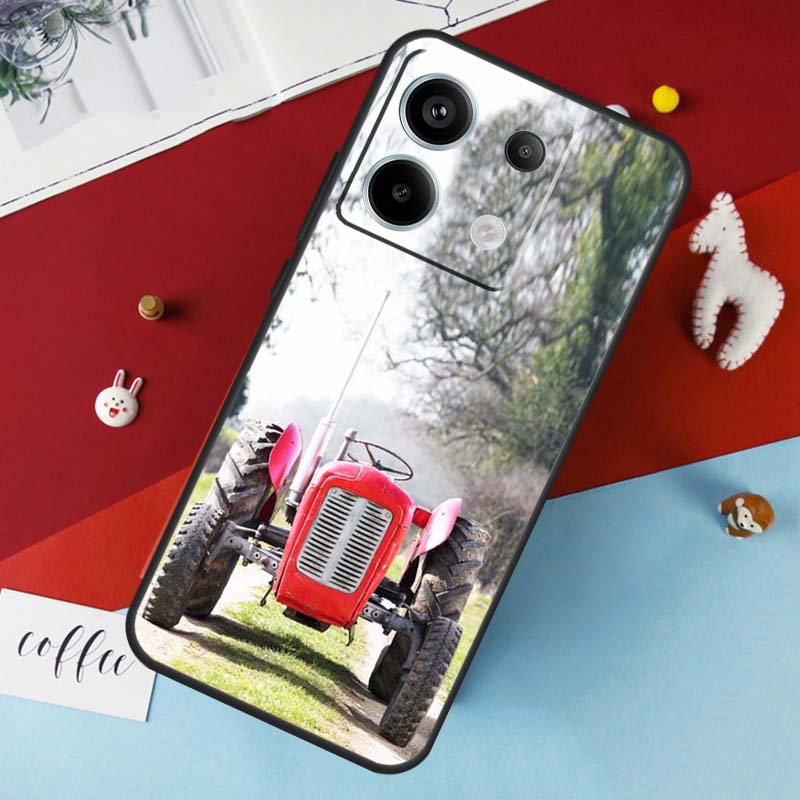 Farm Tractor Case for Xiaomi Redmi Note 13 12 10 8 9 11 Pro 12S 10S 11S Redmi 13C 10A 10C 9C 12C Cover