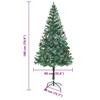 Artificial Christmas Tree Green 180 cm PVC and Steel