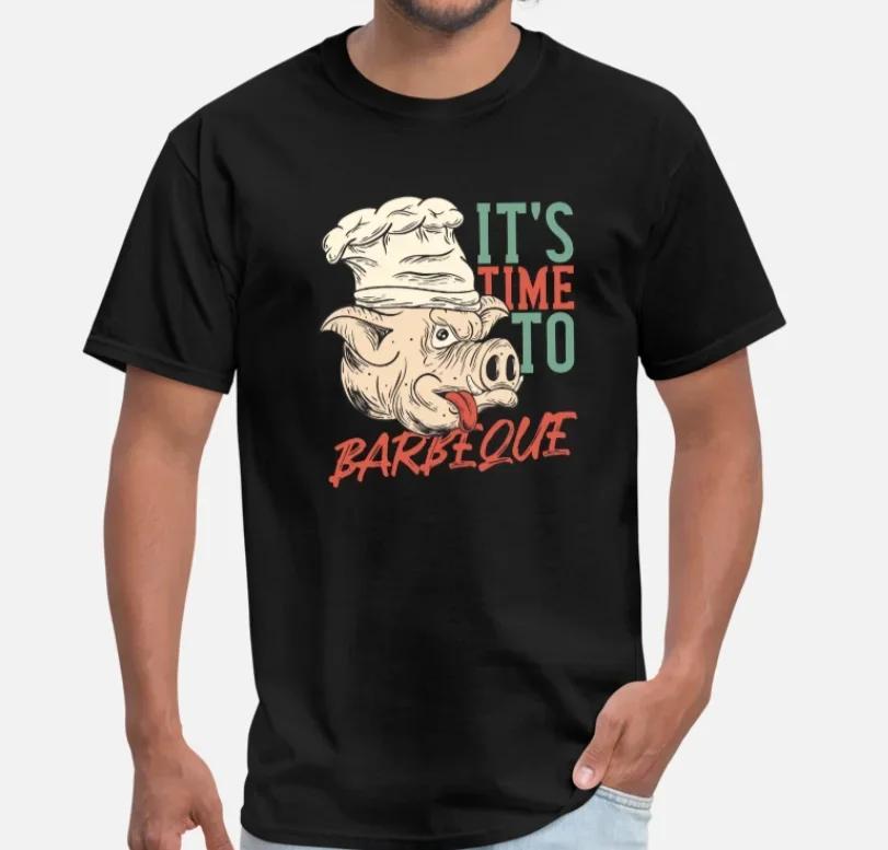 It s Time To Barbeque. Funny BBQ Chefs T-Shirt 100% Cotton O-Neck Summer Short Sleeve Casual Mens T-shirt Size S-3XL - Men s ... S разноцветный