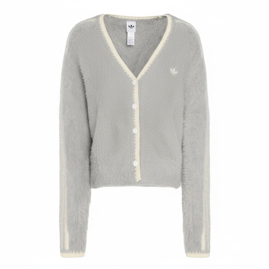 (WMNS) adidas CNY Cardigan Asia Sizing Grey Women s KT3170 L