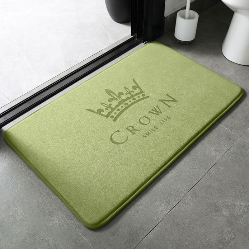 Bathroom Indoor Thickened Absorbent Floor Mat Area Rg Non-slip Floor Mat Toilet Kitchen Door Mat Bedroom Carpet Home Mat