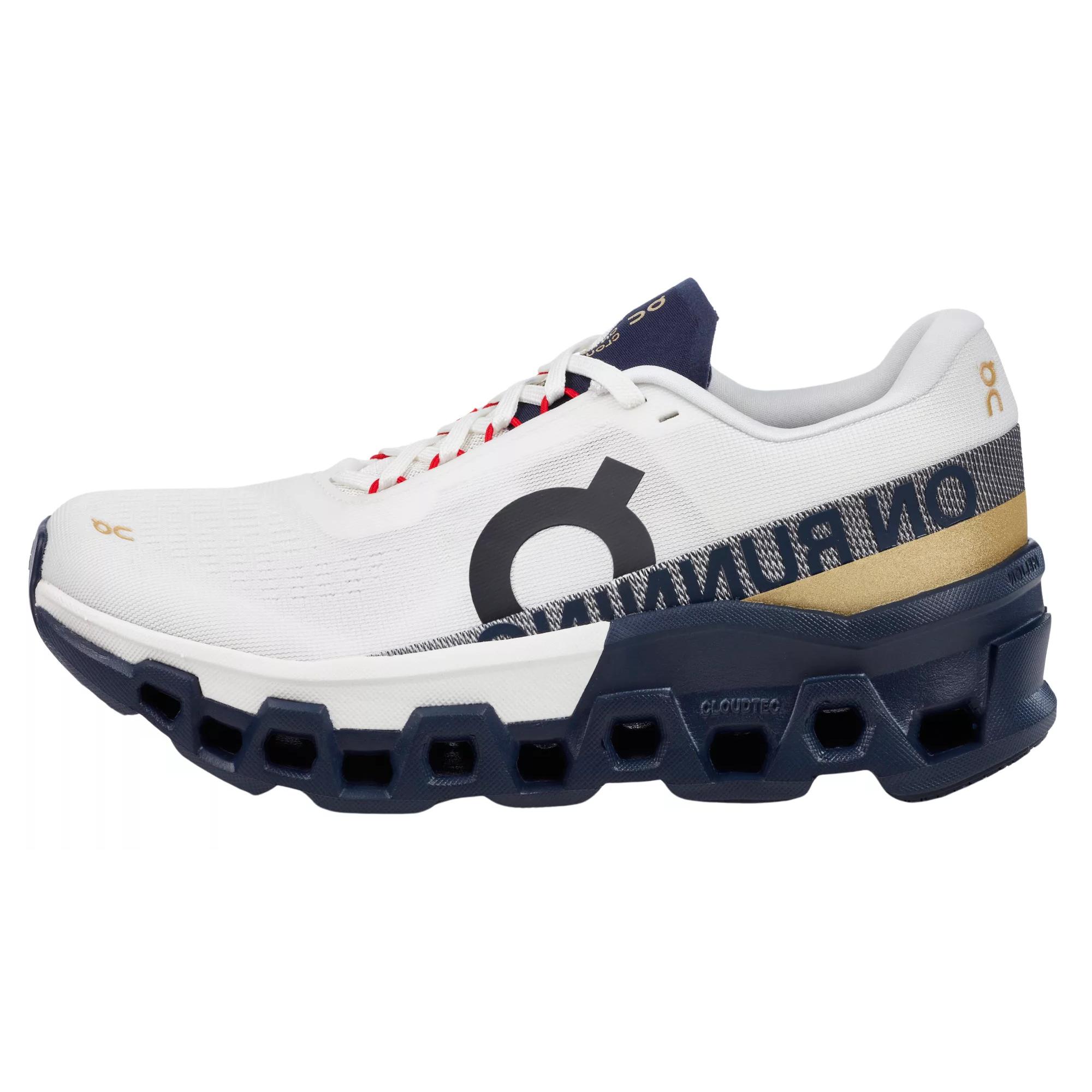 

On Cloudmster 2 Удобные Универсальные Кроссовки без шнуровки Износостойкие Низкие Повседневные Кроссовки для бега Женские кроссовки Белые Синие 3ME30560148 43