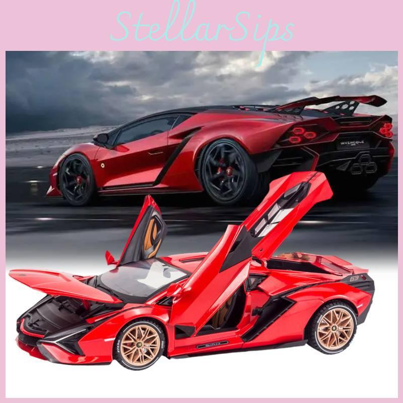 Large Scale 118 Alloy Model Lamborghini Lightning Car With Flashing Lights And Sounds