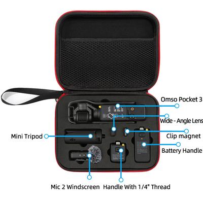Für DJI OSMO POCKET 3 Aufbewahrungstasche - Stoßfest, Wasserdicht Handheld-Tragetasche - Schutzzubehör für DJI Osmo Pocket 3