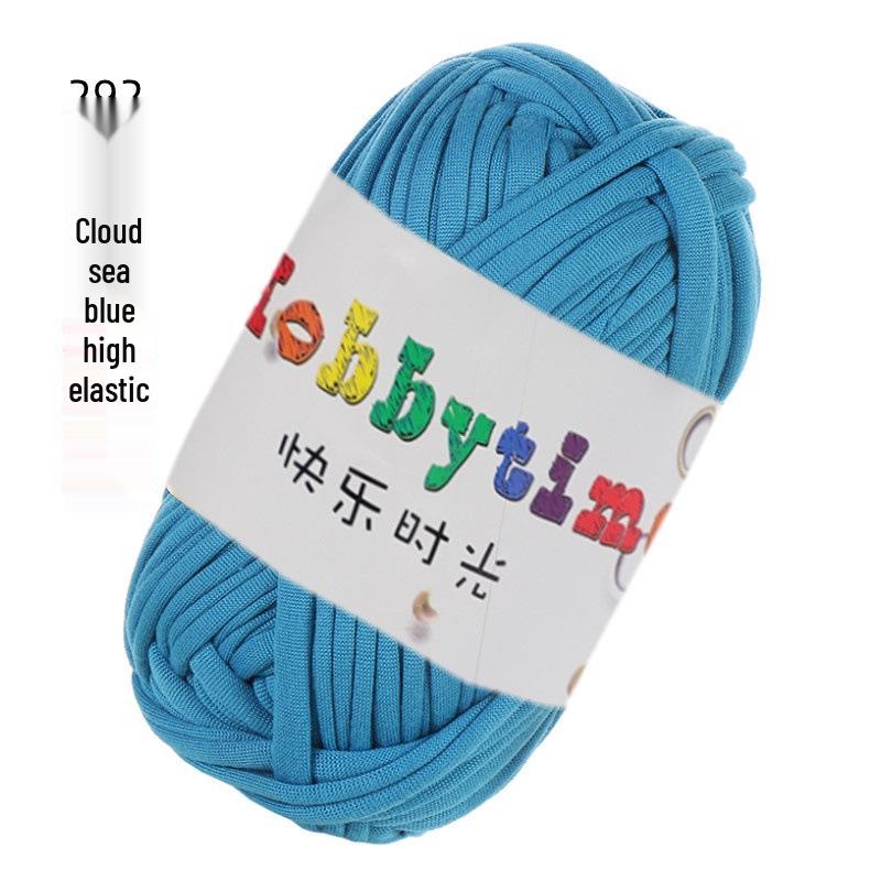 Cloth Strip Yarn DIY Crochet Kit: Handmade Bag, Knitting Material for Cushions, Carpets, and Dolls