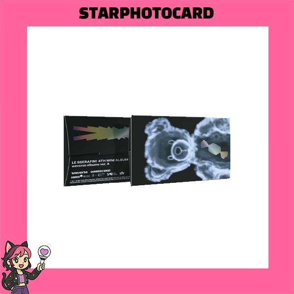 [Ready Stock] (Le Sserafim) 4Th Mini Album  Crazy  (Weverse Albums Ver.) A