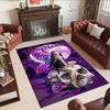 Gothic Illustrations Customizable Name Carpet Design for Dormitory Playrooms Outdoor Entryway Anti-slip Rug Decorate Offices