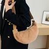 Women Crossbody Plush Bag Autumn Winter Hairy Hobo Bag Casual Versatile Shoulder Bag Fashion Lightweight Underarm Bag