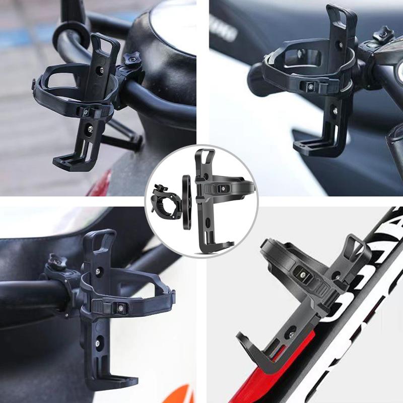 Rotatable Bike Water Bottle Cage Universal Cycling Beverage Holder Adjustable Grip for MTB Road Bike Kids Bicycle Motorcycle