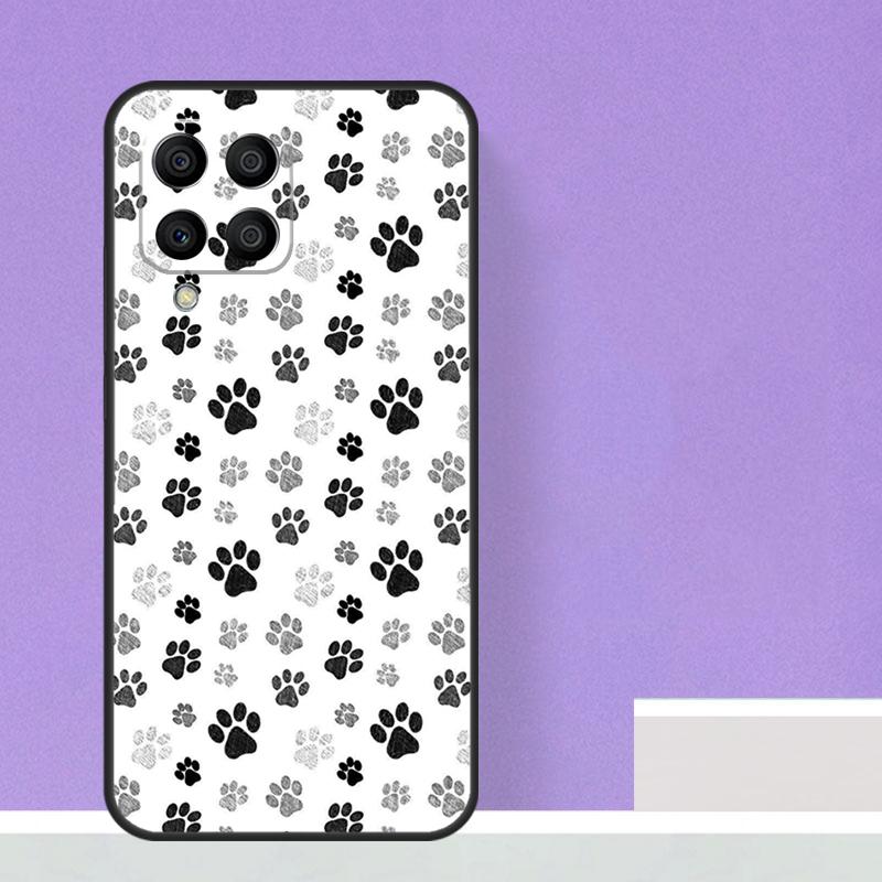 Cat Dog Paws Case For Samsung Galaxy M23 M20 M32 M52 M56 M16 M36 M54 M34 M14 M35 M55 M15 M11 M31 M13 M53