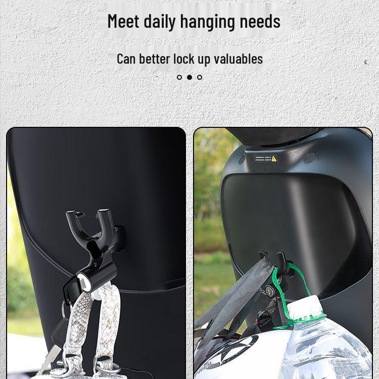 Elektrofahrzeug Frontmontierter Multifunktionaler Diebstahlsicherer Helm-/Batterie-Schlosshaken