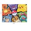 Puzzle 100 pièces : pokémon : pikachu, evoli et compagnie